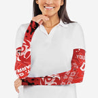 Personalized St. George Illawarra Dragons Rugby Arm Sleeves Urban Street Graffiti Style - Distressed Splatter Elements