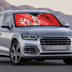 Personalized St. George Illawarra Dragons Rugby Auto Sun Shade Urban Street Graffiti Style - Distressed Splatter Elements