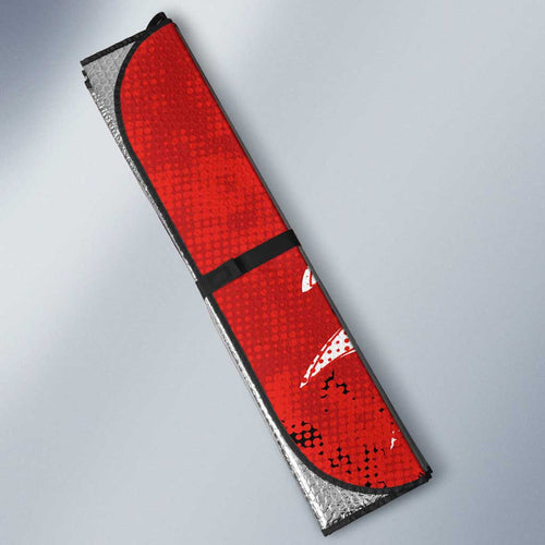Personalized St. George Illawarra Dragons Rugby Auto Sun Shade Urban Street Graffiti Style - Distressed Splatter Elements
