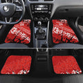 Personalized St. George Illawarra Dragons Rugby Car Mats Urban Street Graffiti Style - Distressed Splatter Elements