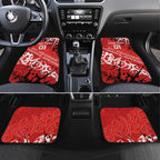 Personalized St. George Illawarra Dragons Rugby Car Mats Urban Street Graffiti Style - Distressed Splatter Elements
