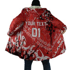 Personalized St. George Illawarra Dragons Rugby Cloak Urban Street Graffiti Style - Distressed Splatter Elements