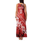 Personalized St. George Illawarra Dragons Rugby Family Matching Tank Maxi Dress and Hawaiian Shirt Urban Street Graffiti Style - Distressed Splatter Elements