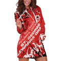 Personalized St. George Illawarra Dragons Rugby Hoodie Dress Urban Street Graffiti Style - Distressed Splatter Elements