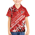 Personalized St. George Illawarra Dragons Rugby Kid Hawaiian Shirt Urban Street Graffiti Style - Distressed Splatter Elements
