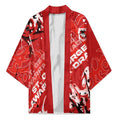 Personalized St. George Illawarra Dragons Rugby Kimono Urban Street Graffiti Style - Distressed Splatter Elements
