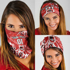 Personalized St. George Illawarra Dragons Rugby Neck Gaiter Urban Street Graffiti Style - Distressed Splatter Elements