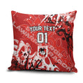 Personalized St. George Illawarra Dragons Rugby Pillow Cover Urban Street Graffiti Style - Distressed Splatter Elements