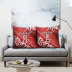 Personalized St. George Illawarra Dragons Rugby Pillow Cover Urban Street Graffiti Style - Distressed Splatter Elements