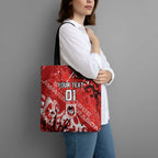 Personalized St. George Illawarra Dragons Rugby Tote Bag Urban Street Graffiti Style - Distressed Splatter Elements