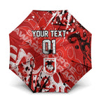 Personalized St. George Illawarra Dragons Rugby Umbrella Urban Street Graffiti Style - Distressed Splatter Elements
