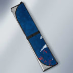 Personalized Sydney Roosters Rugby Auto Sun Shade Urban Street Graffiti Style - Distressed Splatter Elements