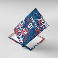 Personalized Sydney Roosters Rugby Canvas Wall Art Urban Street Graffiti Style - Distressed Splatter Elements