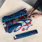 Personalized Sydney Roosters Rugby Umbrella Urban Street Graffiti Style - Distressed Splatter Elements