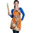 Personalized Wests Tigers Rugby Apron Urban Street Graffiti Style - Distressed Splatter Elements