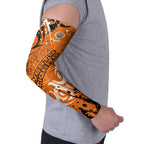 Personalized Wests Tigers Rugby Arm Sleeves Urban Street Graffiti Style - Distressed Splatter Elements