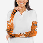 Personalized Wests Tigers Rugby Arm Sleeves Urban Street Graffiti Style - Distressed Splatter Elements
