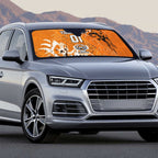 Personalized Wests Tigers Rugby Auto Sun Shade Urban Street Graffiti Style - Distressed Splatter Elements