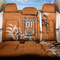 Personalized Wests Tigers Rugby Back Car Seat Cover Urban Street Graffiti Style - Distressed Splatter Elements
