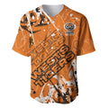 Personalized Wests Tigers Rugby Baseball Jersey Urban Street Graffiti Style - Distressed Splatter Elements