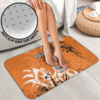 Personalized Wests Tigers Rugby Bathroom Set Urban Street Graffiti Style - Distressed Splatter Elements