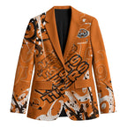 Personalized Wests Tigers Rugby Blazer Urban Street Graffiti Style - Distressed Splatter Elements