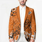 Personalized Wests Tigers Rugby Blazer Urban Street Graffiti Style - Distressed Splatter Elements