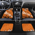 Personalized Wests Tigers Rugby Car Mats Urban Street Graffiti Style - Distressed Splatter Elements