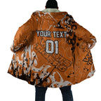 Personalized Wests Tigers Rugby Cloak Urban Street Graffiti Style - Distressed Splatter Elements