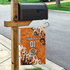 Personalized Wests Tigers Rugby Garden Flag Urban Street Graffiti Style - Distressed Splatter Elements