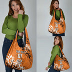 Personalized Wests Tigers Rugby Grocery Bag Urban Street Graffiti Style - Distressed Splatter Elements