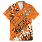 Personalized Wests Tigers Rugby Hawaiian Shirt Urban Street Graffiti Style - Distressed Splatter Elements
