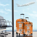 Personalized Wests Tigers Rugby Luggage Cover Urban Street Graffiti Style - Distressed Splatter Elements