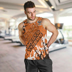 Personalized Wests Tigers Rugby Men Tank Top Urban Street Graffiti Style - Distressed Splatter Elements