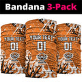 Personalized Wests Tigers Rugby Neck Gaiter Urban Street Graffiti Style - Distressed Splatter Elements
