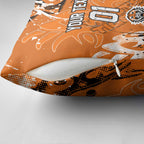 Personalized Wests Tigers Rugby Pillow Cover Urban Street Graffiti Style - Distressed Splatter Elements