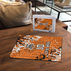 Personalized Wests Tigers Rugby Puzzle Urban Street Graffiti Style - Distressed Splatter Elements