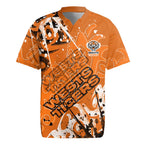 Personalized Wests Tigers Rugby Rugby Jersey Urban Street Graffiti Style - Distressed Splatter Elements