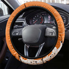 Wests Tigers Rugby Steering Wheel Cover Urban Street Graffiti Style - Distressed Splatter Elements