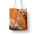 Personalized Wests Tigers Rugby Tote Bag Urban Street Graffiti Style - Distressed Splatter Elements