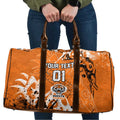 Personalized Wests Tigers Rugby Travel Bag Urban Street Graffiti Style - Distressed Splatter Elements