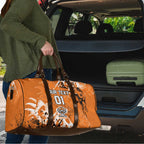 Personalized Wests Tigers Rugby Travel Bag Urban Street Graffiti Style - Distressed Splatter Elements