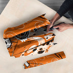Personalized Wests Tigers Rugby Umbrella Urban Street Graffiti Style - Distressed Splatter Elements