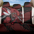 Essendon Football Club Back Car Seat Cover Bombers Muscular Mascot Graphic - Abstract Paint Splatter Art