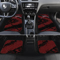 Essendon Football Club Car Mats Bombers Muscular Mascot Graphic - Abstract Paint Splatter Art