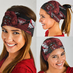 Essendon Football Club Neck Gaiter Bombers Muscular Mascot Graphic - Abstract Paint Splatter Art