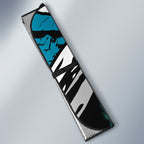Port Adelaide Football Club Auto Sun Shade Power Muscular Mascot Graphic - Abstract Paint Splatter Art