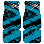 Port Adelaide Football Club Car Mats Power Muscular Mascot Graphic - Abstract Paint Splatter Art