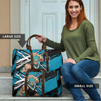 Port Adelaide Football Club Travel Bag Power Muscular Mascot Graphic - Abstract Paint Splatter Art