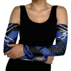 North Melbourne Football Club Arm Sleeves Kangaroos Muscular Mascot Graphic - Abstract Paint Splatter Art
